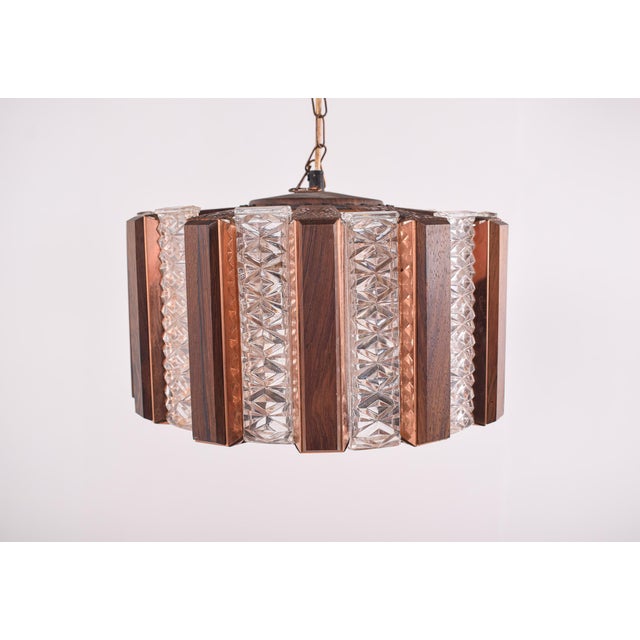 Mid-Century Modern Pendant Lamp by Werner Schou for Coronell Elektro For Sale - Image 3 of 6