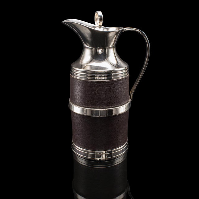 Vintage Polo Club Vacuum Flask, English, Leather, Cooling Jug, Warming Pitcher For Sale - Image 6 of 12