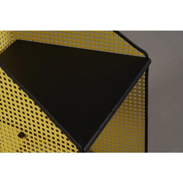 Vintage Yellow Metal Chair by Peter Preller, Germany, 1980s For Sale - Image 9 of 13