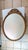 Early 20th Century Antique Oval Oak Beveled Wall Mirror – Late Victorian / Edwardian – Carved Crest For Sale - Image 5 of 11