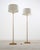 Late 20th Century Pair of Charles Hollis Jones Style Lucite Column Floor Lamps For Sale - Image 5 of 17