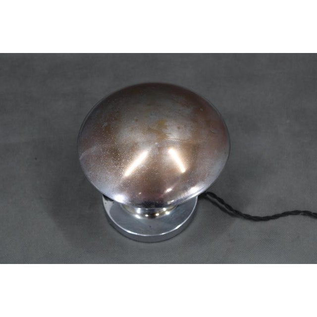 Silver Bauhaus Adjustable Table Lamp from Napako, Czechoslovakia, 1940s For Sale - Image 8 of 12