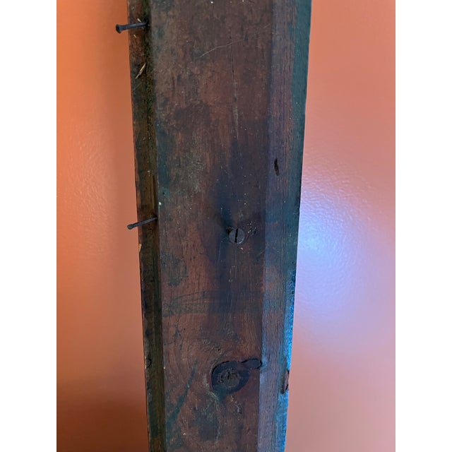 Antique Ornate Gesso Victorian Wood Picture Frame With a Floral Motif 22.5”x26.5” For Sale - Image 10 of 11