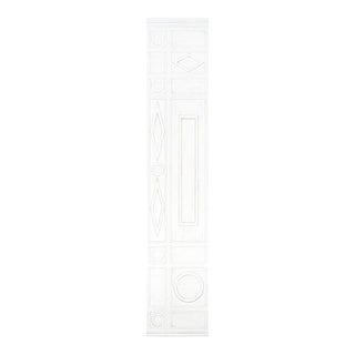 Schumacher X Mary McDonald Swedish Manor Panel B in White For Sale