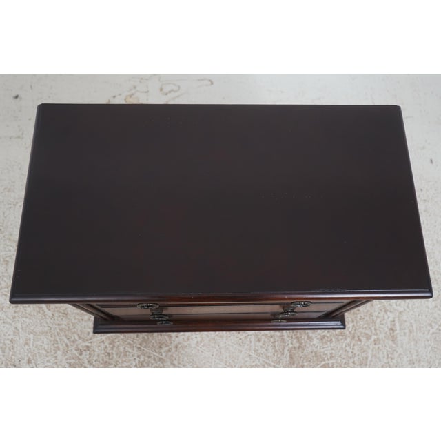 Wood Pair of Tommy Bahama Lexington 3 Drawer Nightstands For Sale - Image 7 of 18