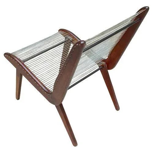 Mid-Century Modern String Chair by Carl Koch For Sale - Image 4 of 11