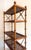 Traditional Late 20th Century Regency Style Faux Bamboo and Cane Étagère Display Shelves For Sale - Image 3 of 5