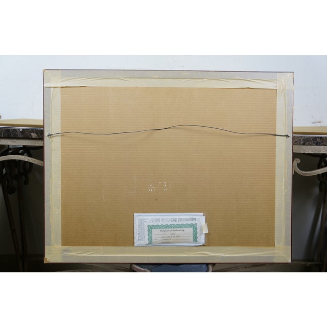 1980 Marc Chagall Signed Lithographe III Lithograph Book Cover Poster 31" For Sale - Image 9 of 12