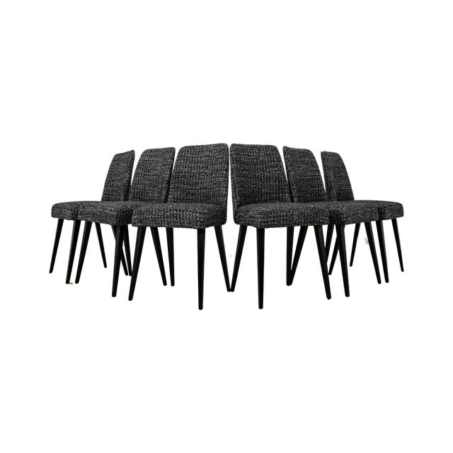 Vintage Dining Chairs, Poland, 1960s, Set of 6 For Sale - Image 16 of 16
