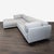 Blu Dot Blu Dot Sunday Modern Light Gray Sectional Sofa With Chaise For Sale - Image 4 of 13
