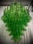 Round Green Murano Chandelier from Mazzega, 2000s For Sale - Image 9 of 10