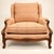 19th Century Louis XV Style Velvet Bergère Fireside Chair with Brass Nails, 1890s For Sale - Image 5 of 5