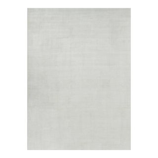 Rug & Kilim’s Oversized Textural Rug in White Tones and Striae - 11x15 For Sale