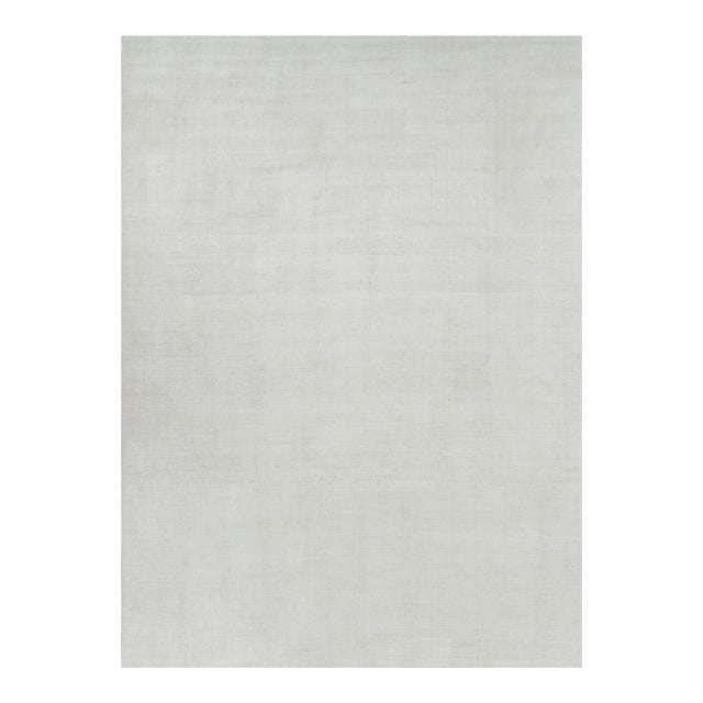 Rug & Kilim’s Oversized Textural Rug in White Tones and Striae - 11x15 For Sale