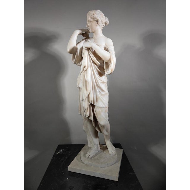 Diana De Gabios, Marble Sculpture, 19th Century For Sale - Image 16 of 18