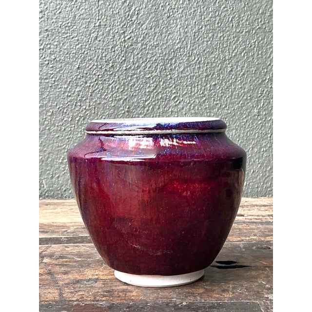 Vintage Original Studio Pottery Pot For Sale In West Palm - Image 6 of 12