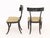 Pair of Contemporary Ebonized Wood Klismos Dining Chairs For Sale - Image 4 of 7