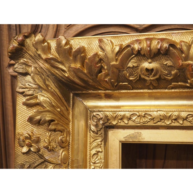 Large Antique Dutch Giltwood Barbizon Style Frame, Circa 1890 For Sale - Image 18 of 18