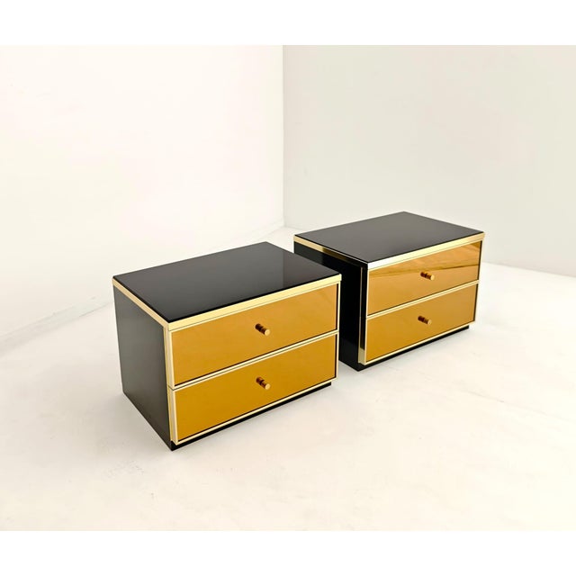Bedside Tables in the style of Renato Zevi, 1970s, Set of 2 For Sale - Image 11 of 11
