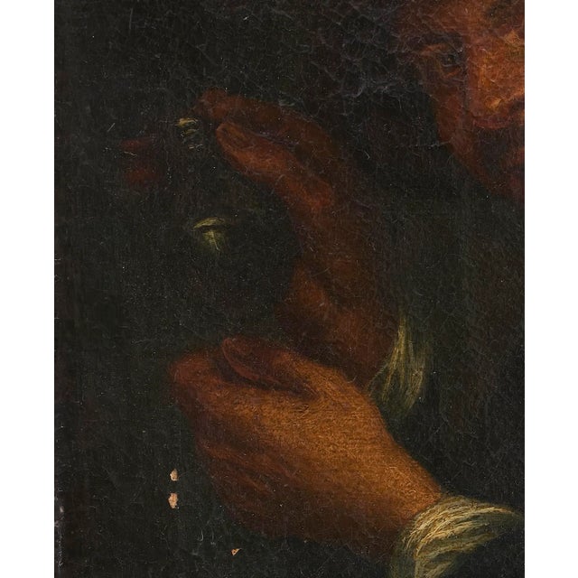 18th - 19th C. Portrait Painting After Petrus Staverenus Depicting Man Holding Bottle For Sale In San Francisco - Image 6 of 10