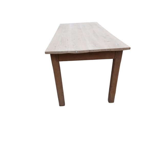 19th Century Farmhouse Table, in Very Good conditions. Designed before 1890 This piece has an attribution mark, I am sure...