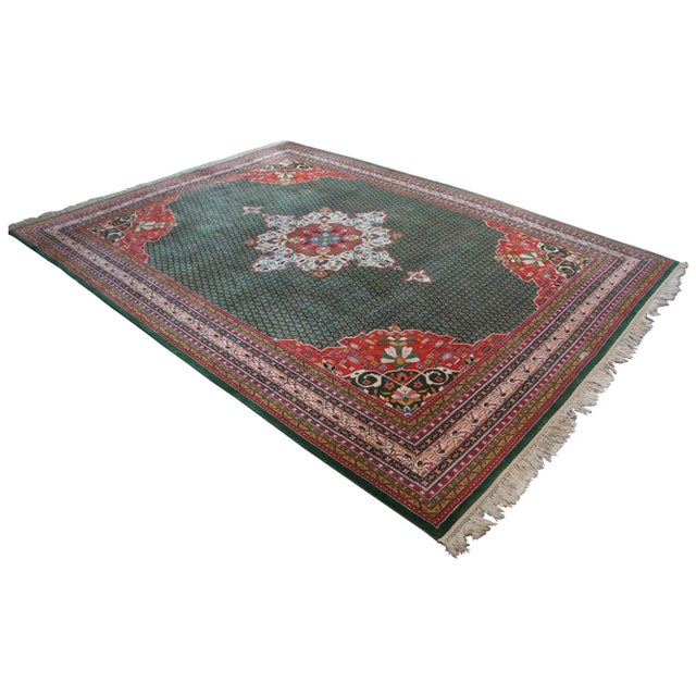 Late 20th Century Vintage Kaimuri Wool Tabriz Mahi Rug For Sale - Image 4 of 13