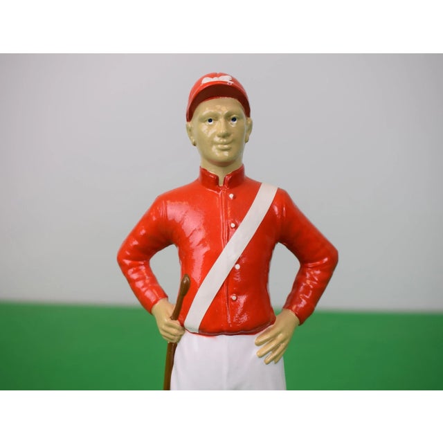 Mid 20th Century the "21" Club Red Jockey W/ Brass Plaque For Sale In New York - Image 6 of 9