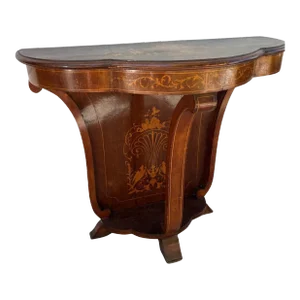 Mid-Century Art Deco Italian Console Table in the Style of Gio Ponti, 1930s
