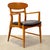 Lane “Copenhagen” Set of 5 Walnut Dining Chairs For Sale - Image 11 of 16