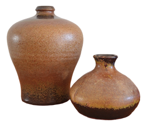 Ceramic Vases from Elke & Elmar Kubicek, 1960s, Set of 2