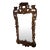 1960s Carved Wood, Gold, Rococo Style Wall Mirror For Sale