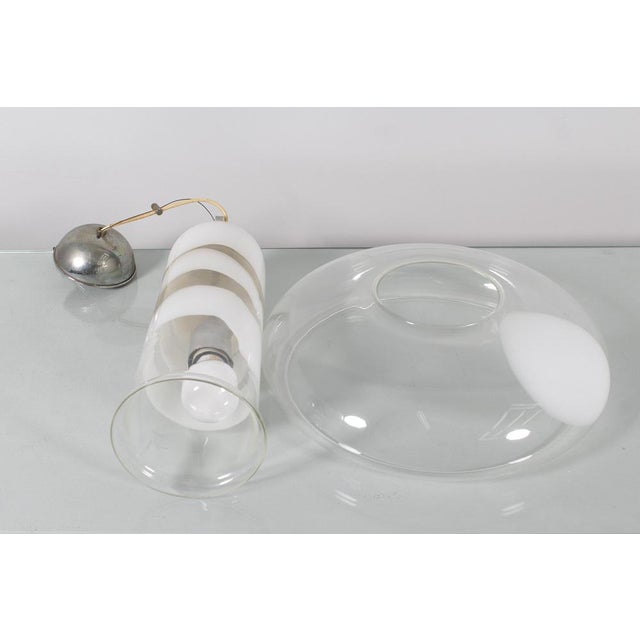 Mid-Century Murano Glass Bell Chandelier by C. Nason for Mazzega, Italy, 1960s For Sale - Image 13 of 14