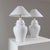 White Table Lamps by Tommaso Barbi, 1970s, Set of 2 For Sale - Image 3 of 8