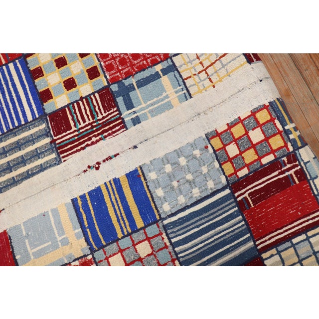 Rare Room Size Large Dog American Hooked Rug For Sale - Image 17 of 18