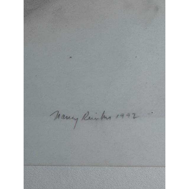 Drawing/Sketching Materials 1990s Large Abstract Mixed Media on Mylar by Nancy Reinker For Sale - Image 7 of 16