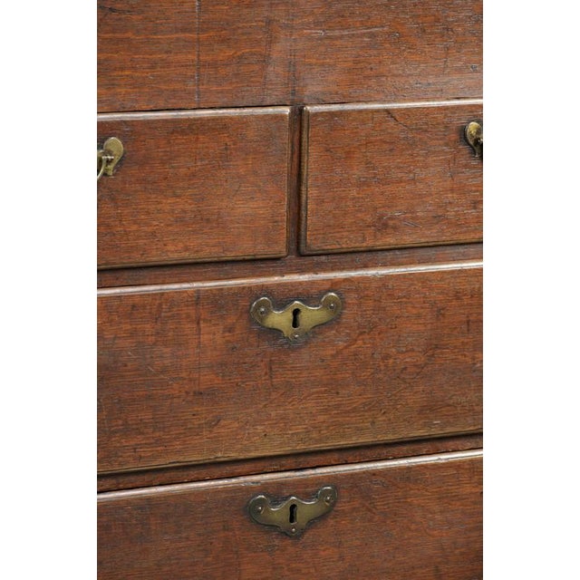 Antique English Oak Secretary, 18th Century For Sale - Image 13 of 16