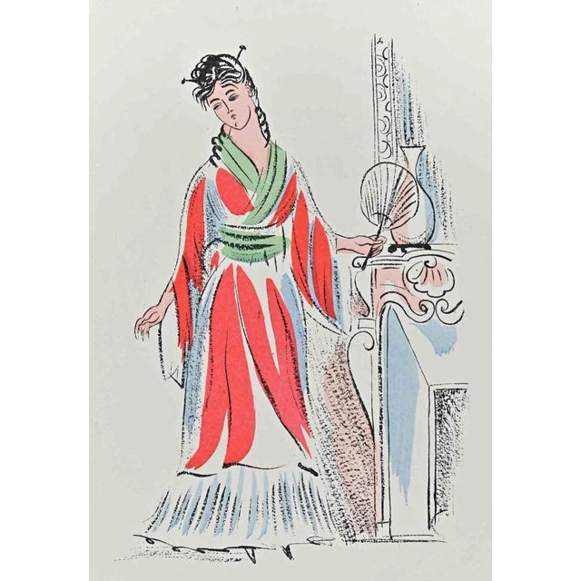 Modern Raoul Dufy, Eventail, 1920s, Lithograph For Sale - Image 3 of 3