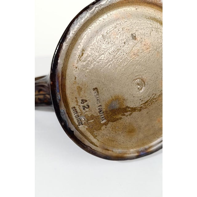 Mid 20th Century Italian Primitive Style Ceramic Jug or Vase by Urbano Fontana, 1970s For Sale - Image 12 of 18