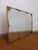 Mid-Century Modern Rectangular Shaped Brass Mirror with Decorative Elements, 1950s For Sale - Image 3 of 9