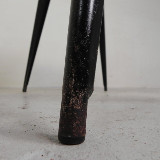 Model Tolix T55 Bistro Table with Formica Top from Henri Julien, 1950s For Sale - Image 15 of 18