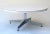 Mid-Century Modern 1970s Round White Laminate Aluminum Coffee Table Eames Design For Sale - Image 3 of 6