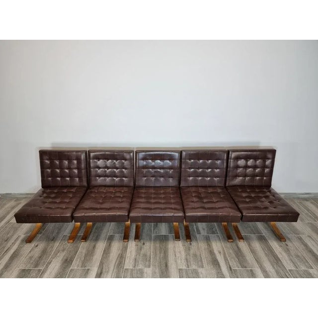 Czechoslovakian Armchairs by Ludvik Volak for Holes Tree, Set of 5 For Sale - Image 16 of 16