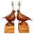 Vintage Shanghai Weave Lovebird Lamps- A Pair For Sale