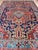 Antique Persian Heriz Carpet Handmade Wool Oriental Rug, Navy, Light Blue, Gold For Sale - Image 4 of 12