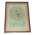 Cedar Waxing Birds Giclee Print Tamlyn Akins Soft Pastel Colors Mat Framed 13x17 For Sale
