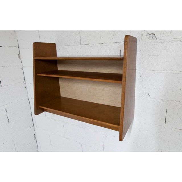 Wall Shelf in Oak, 1950s For Sale - Image 4 of 16