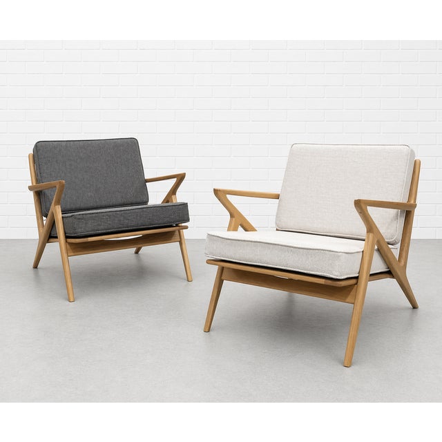 Wood Mid Century Modern Oak Lounge Chair – Handcrafted Sculptural Armchair For Sale - Image 7 of 13