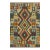 Kilim Rust Blue Wool Rug - 2'8" X 4'3" For Sale