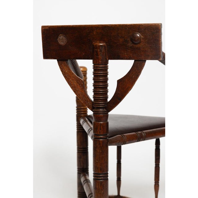 Antique Chair in Pine, 1890s For Sale - Image 4 of 18