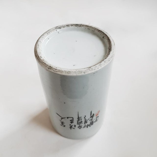 Antique Chinese Hat Stand with the Cowherd and the Weaver Girl For Sale - Image 5 of 8